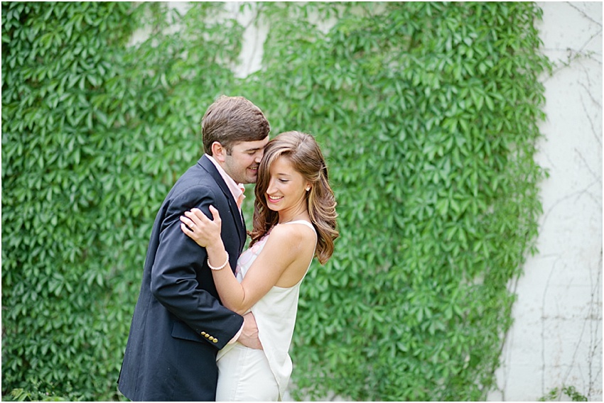 alabama spring engagement session photo